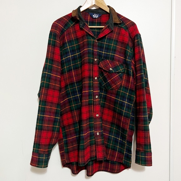 Vintage Other - Vintage Woolrich Plaid Wool Shirt L